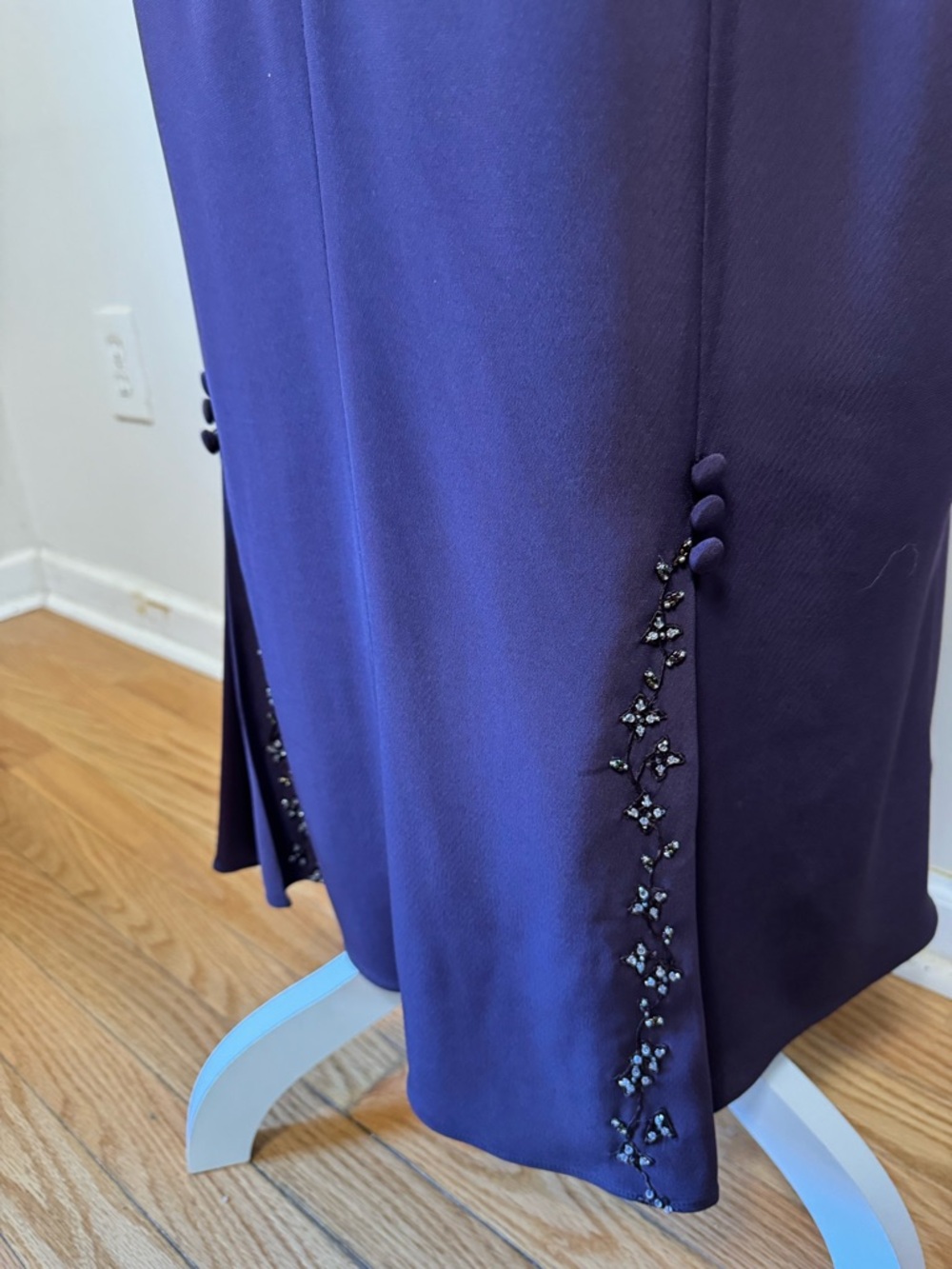 Montage by Mon Cheri Plum Beaded 2PC Formal Dress Mother of Bride - Picture 5 of 12
